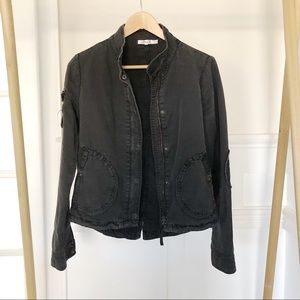 Anthropologie Mur Mur military distress jacket